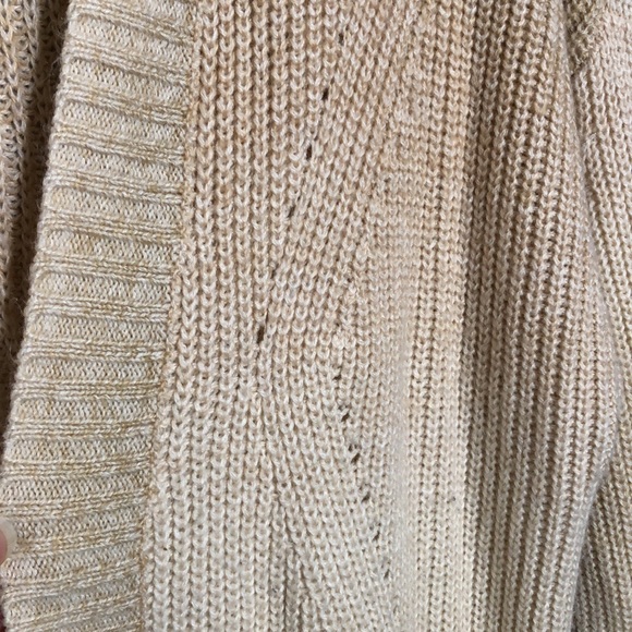 TORRID | Women’s Butter Cream Chunky Cardigan Open Front Midi Sweater size 1X - Picture 8 of 15